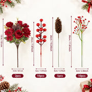 Artificial Holiday Floral Arrangement Collection
