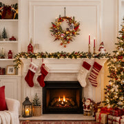 Christmas Ornament Door Wreath with Bells