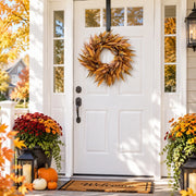 Fall Corn Husk Leaf Wreath Collection
