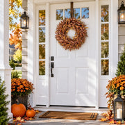 Fall Corn Husk Leaf Wreath Collection