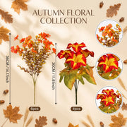 Artificial Fall Mum Stems – 10 Pcs