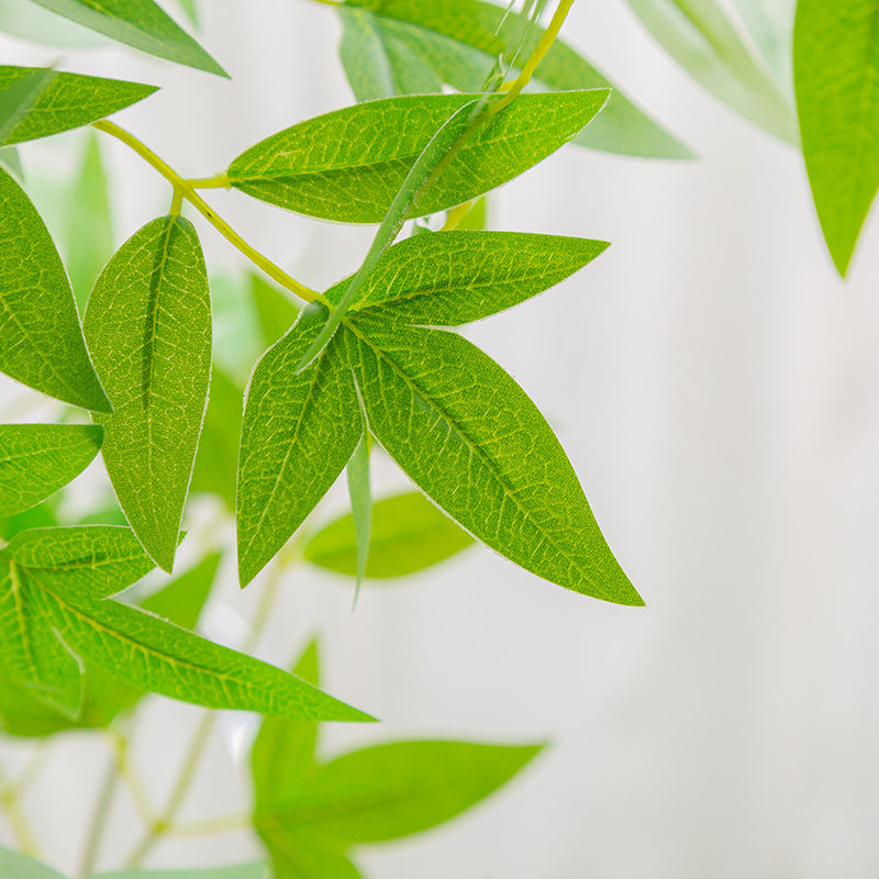 New simulated nandina home decoration fake green plants living room potted ornaments green plant nandina floor-standing bonsai