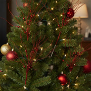 Red Berry Decorative Branch Stem Set