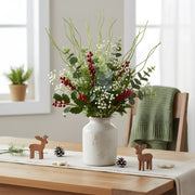 Red Berry Decorative Branch Stem Set