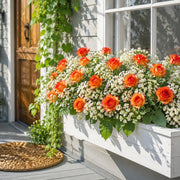 Artificial Rose & Baby’s Breath Flower Bundles