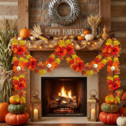 Fall Maple Leaf Hanging Garlands – Set of 4