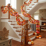 Fall Maple Leaf Hanging Garlands – Set of 4