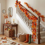 Fall Maple Leaf Hanging Garlands – Set of 4