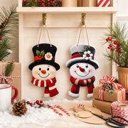 Snowman Christmas Hanging Ornament Set