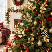 30-Piece Gold Christmas Floral Stem Sets
