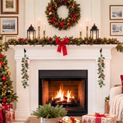 Artificial Holly Hanging Sprig Set