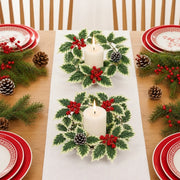 Artificial Christmas Hanging Stem Set