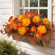 36-Piece Autumn Hydrangea & Eucalyptus Flower Set