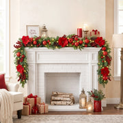 5.9-Foot Lighted Gold Christmas Garland
