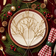Glitter Branch Stem Bouquet – 10-Piece Set