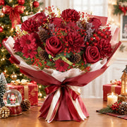 Artificial Holiday Floral Arrangement Collection
