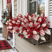 9-Piece Gingerbread Christmas Tree Pick Set