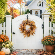 Fall Corn Husk Leaf Wreath Collection