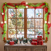 Christmas Pine and Red Berry Table Garland