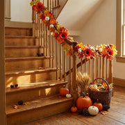 Fall Maple Leaf Hanging Garlands – Set of 4