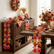 Fall Maple Leaf Hanging Garlands – Set of 4