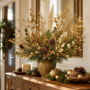 30-Piece Gold Christmas Floral Stem Sets