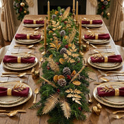 30-Piece Gold Christmas Floral Stem Sets