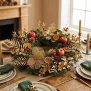 30-Piece Gold Christmas Floral Stem Sets