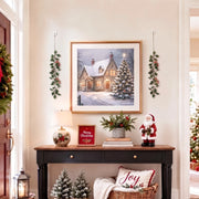 Artificial Holly Hanging Sprig Set