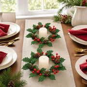Artificial Christmas Hanging Stem Set