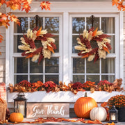 Pampas Leaf and Pepper Berry Fall Door Wreath