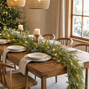 4-Piece Norfolk Pine Christmas Greenery Garland Set