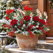 Assorted Christmas Floral Stem Set – 49 Pcs