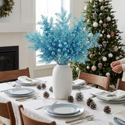 20-Piece Glitter Christmas Branch Stem Collection
