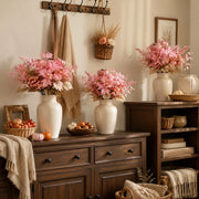 Pink Pumpkin and Maple Leaf Stems – 2 Pcs