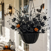 Halloween Pumpkin and Maple Leaf Picks – 8 Pcs