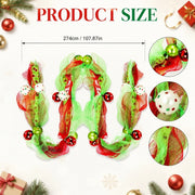 Christmas Pine and Red Berry Table Garland
