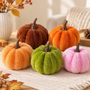 Mini Chenille Fall Pumpkins – Set of 25