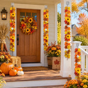 Fall Maple Leaf Hanging Garlands – Set of 4