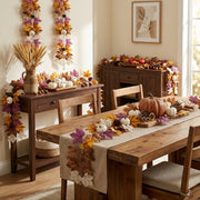 Fall Maple Leaf Hanging Garlands – Set of 4