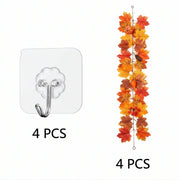 Fall Maple Leaf Hanging Garlands – Set of 4