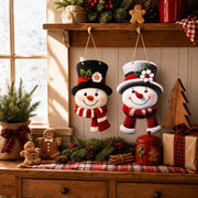 Snowman Christmas Hanging Ornament Set