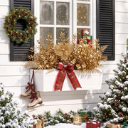 30-Piece Gold Christmas Floral Stem Sets