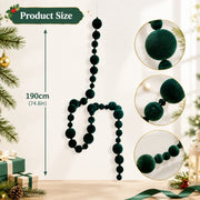 Velvet Ball Christmas Garland