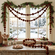 Velvet Ball Christmas Garland