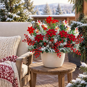 Assorted Christmas Floral Stem Set – 49 Pcs