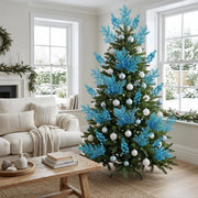 20-Piece Glitter Christmas Branch Stem Collection