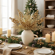 20-Piece Glitter Christmas Branch Stem Collection