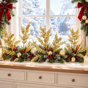 20-Piece Artificial Christmas Decorative Branch Set