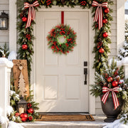 Red Berry Christmas Door Wreath